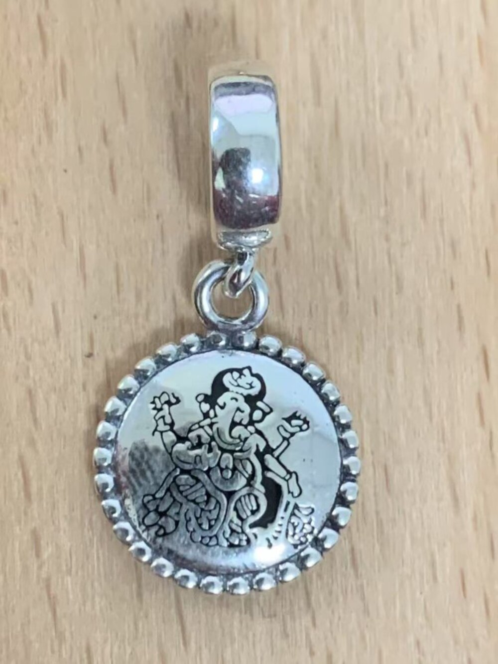 Pandora Country Of India Exclusive Ganesha Hindu Deity Charm, S925 Silver